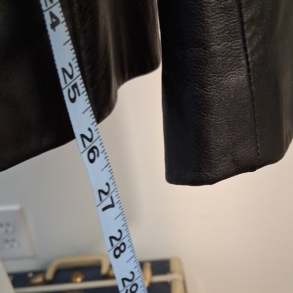 Wilsons Leather Women's Black Leather Jacket Blazer - Picture 4 of 10